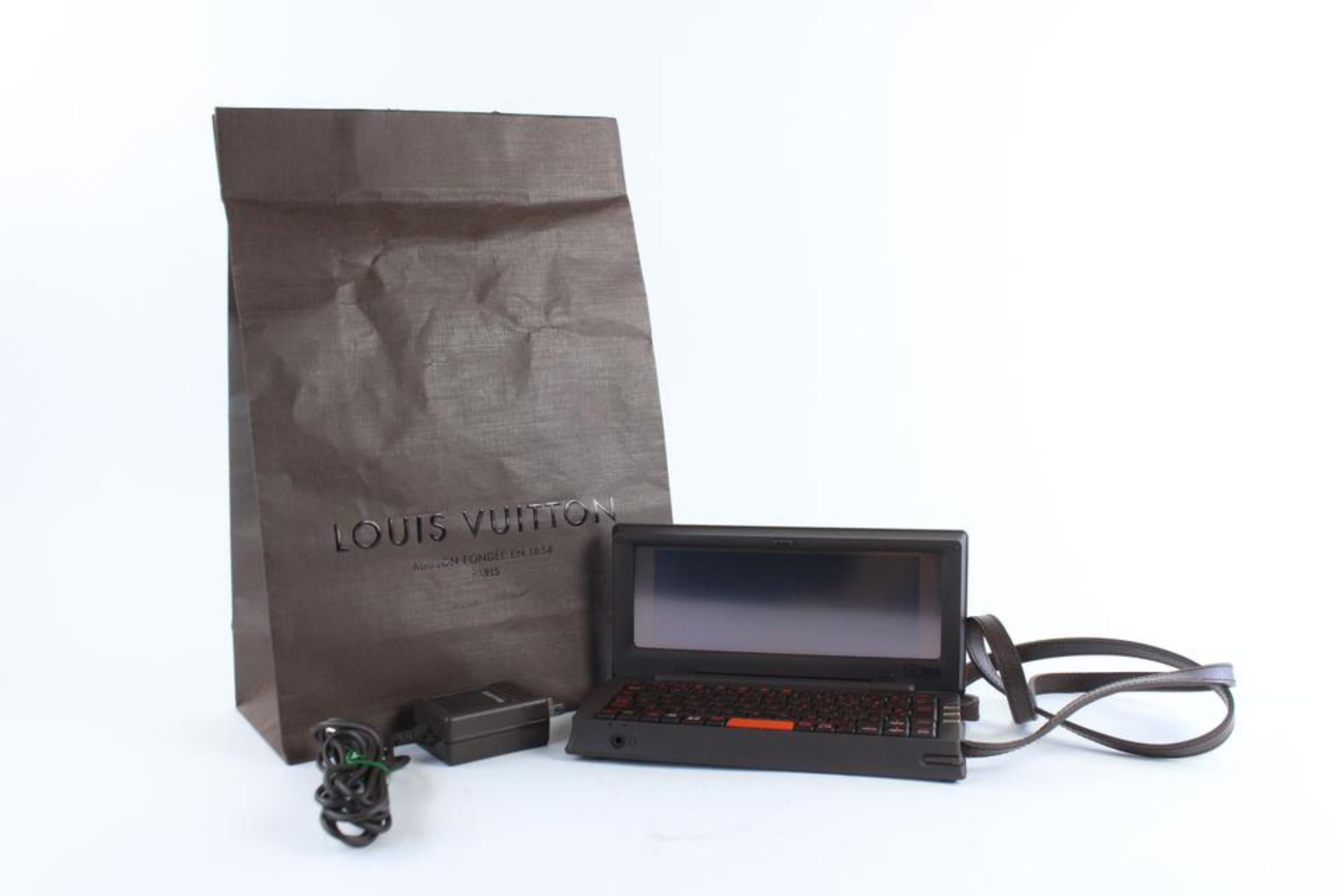 Louis Vuitton Ultra Rare Damier Ebene Mini Computer Bag