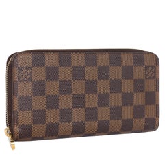 LOUIS VUITTON Damier Ebene Zippy Wallet