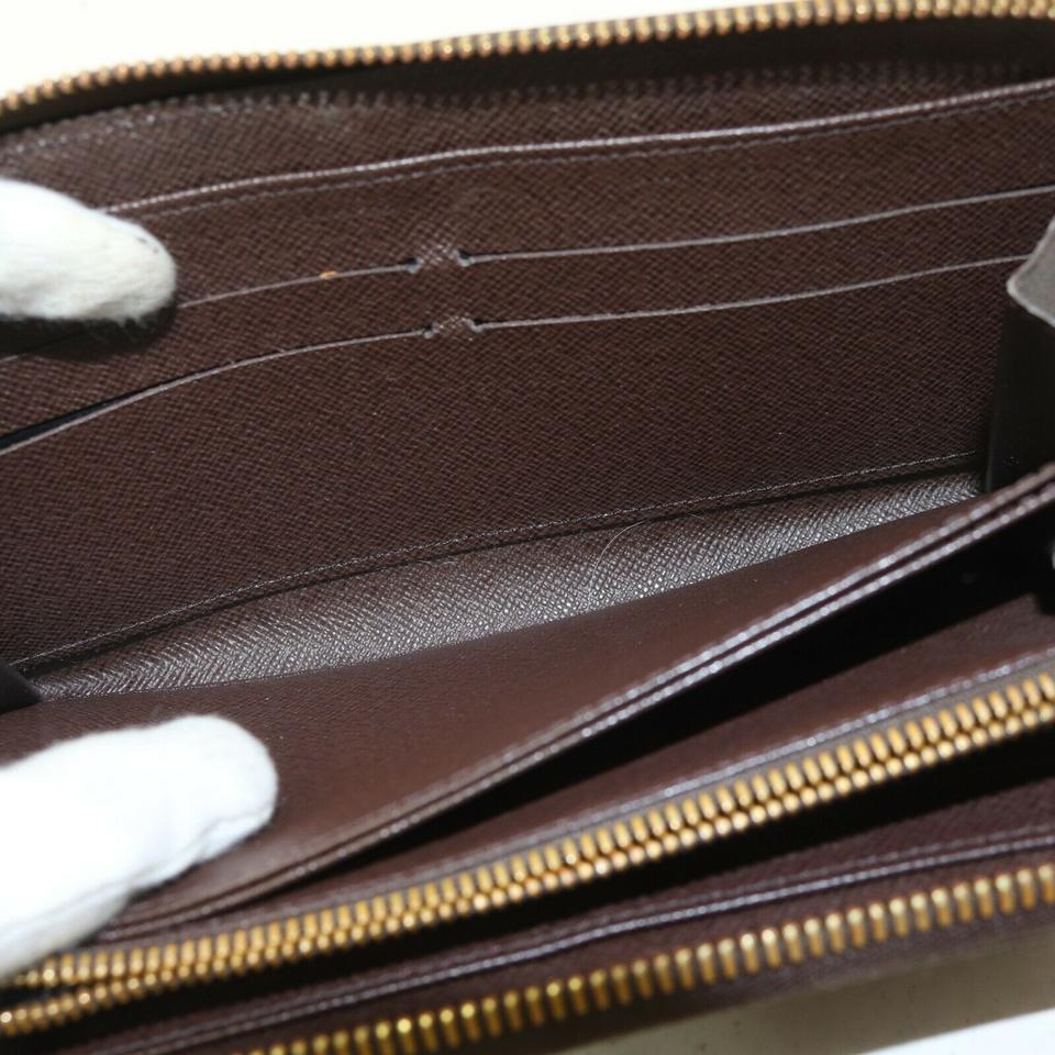 Women's Louis Vuitton Damier Ebene Zippy Wallet Long Zip Around  862874 For Sale