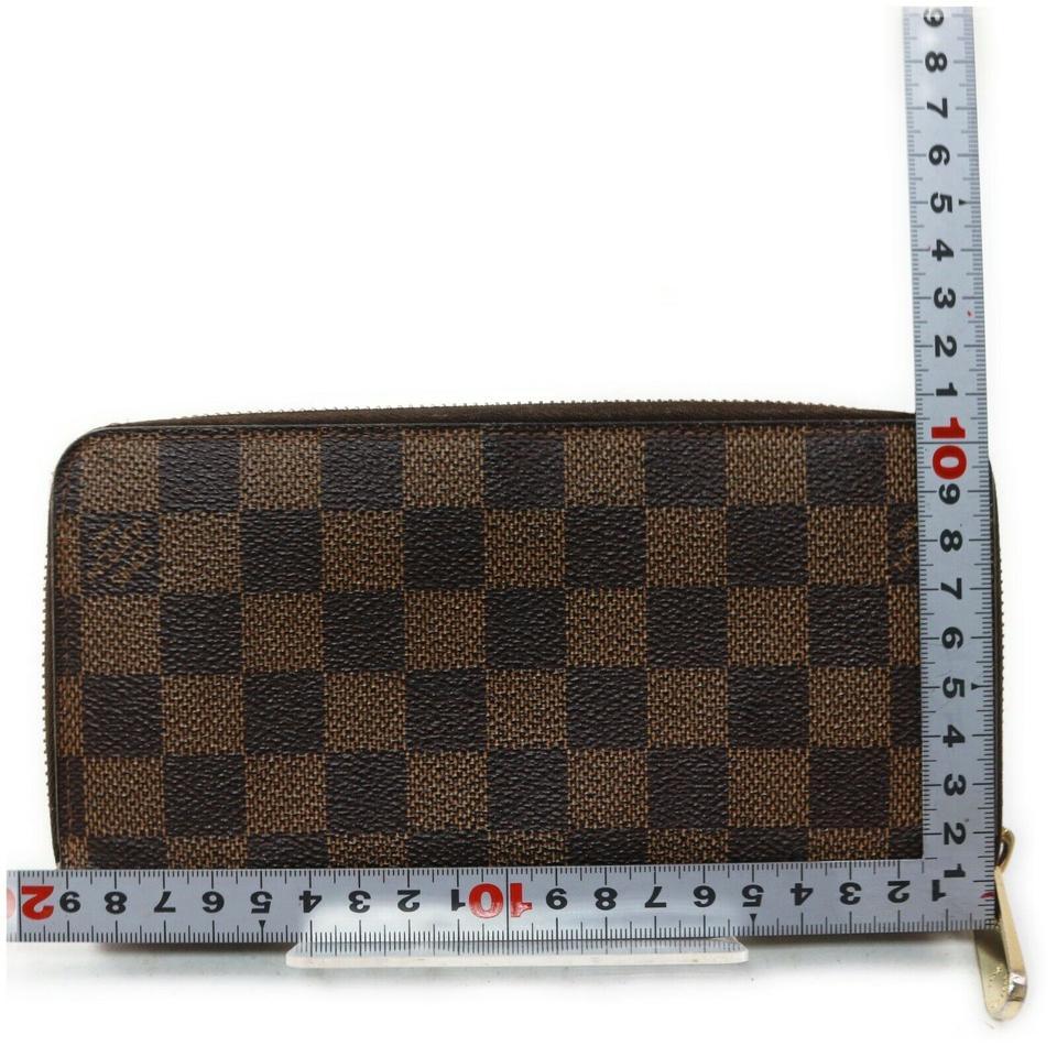Louis Vuitton Damier Ebene Zippy Wallet Long Zip Around  862874 For Sale 4