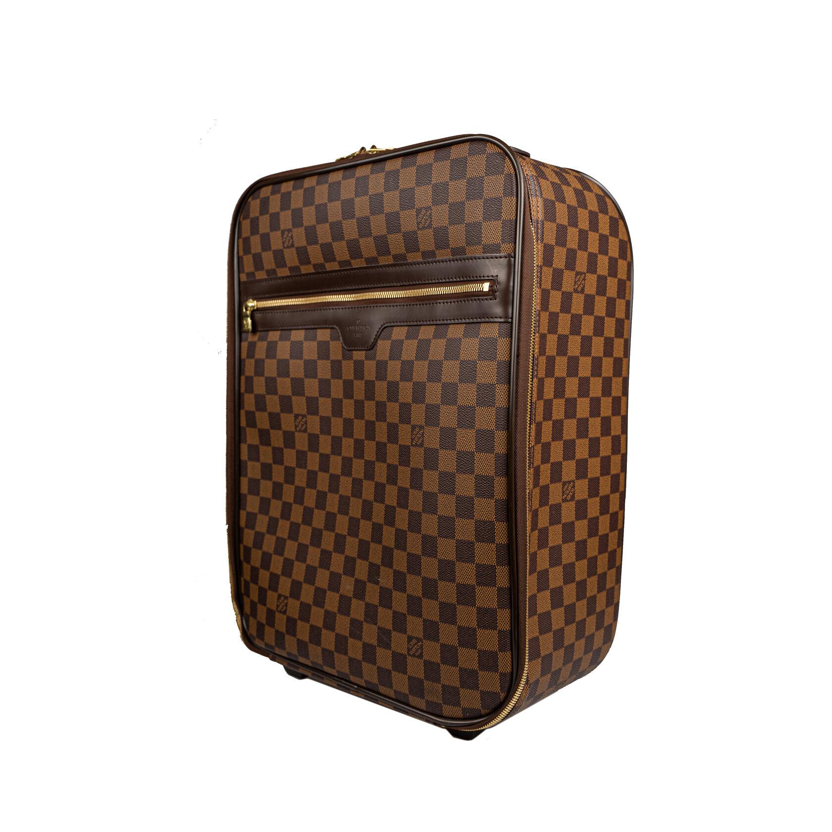 Louis Vuitton Damier Ebenr Pegase 45 Suitcase For Sale 4