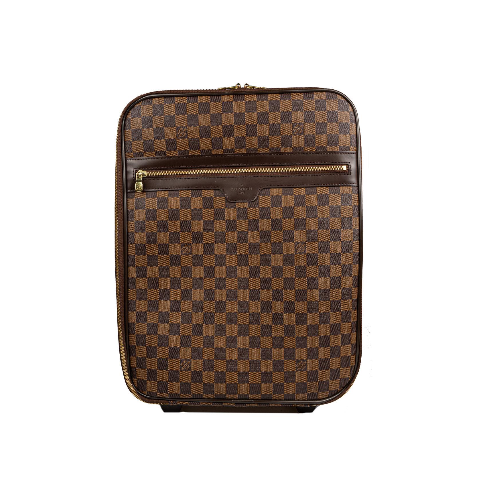 Louis Vuitton Damier Ebenr Pegase 45 Suitcase For Sale 5