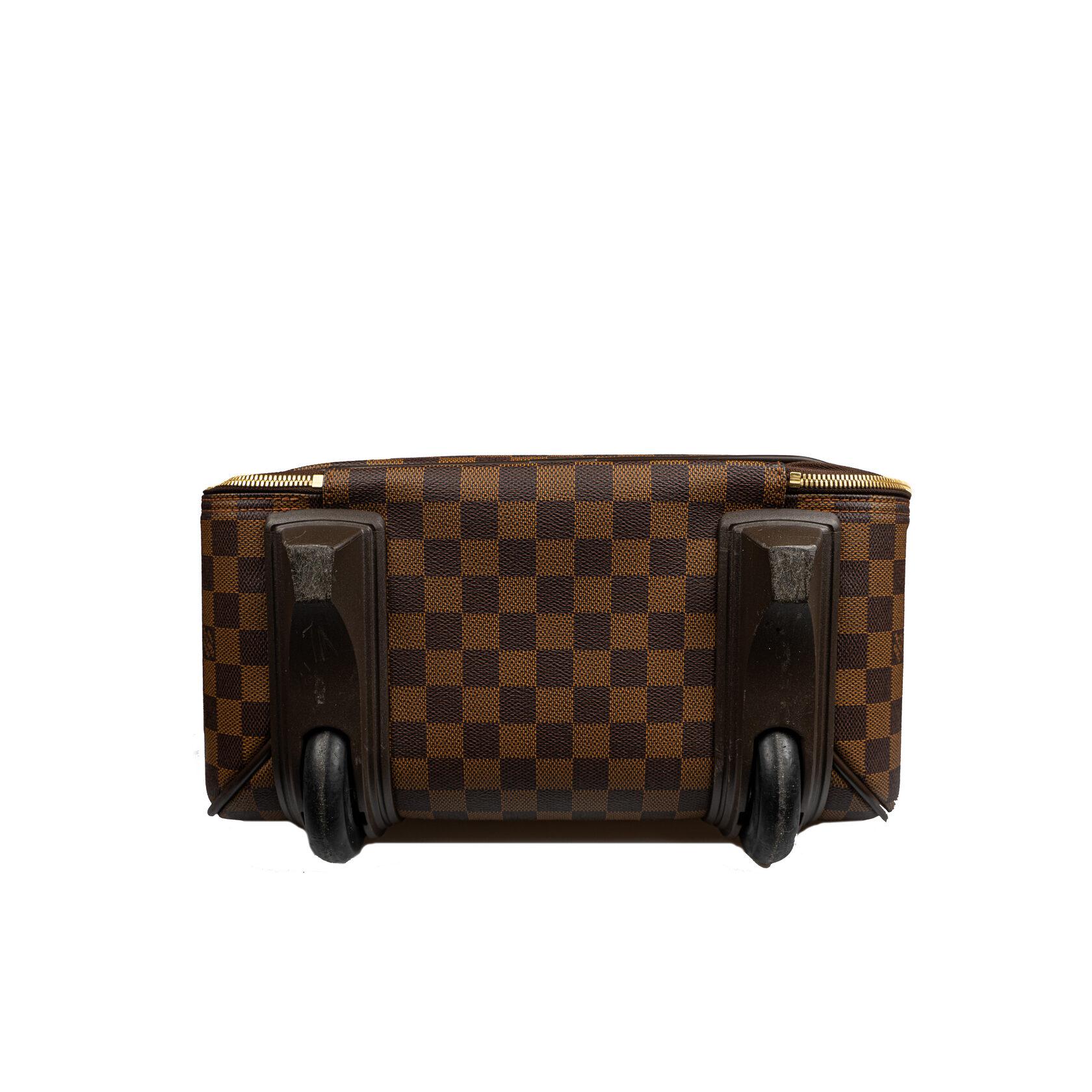 Louis Vuitton Damier Ebenr Pegase 45 Suitcase In Good Condition For Sale In Dover, DE