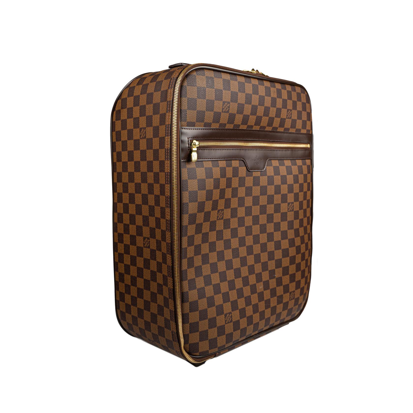 Louis Vuitton Damier Ebenr Pegase 45 Suitcase For Sale 1