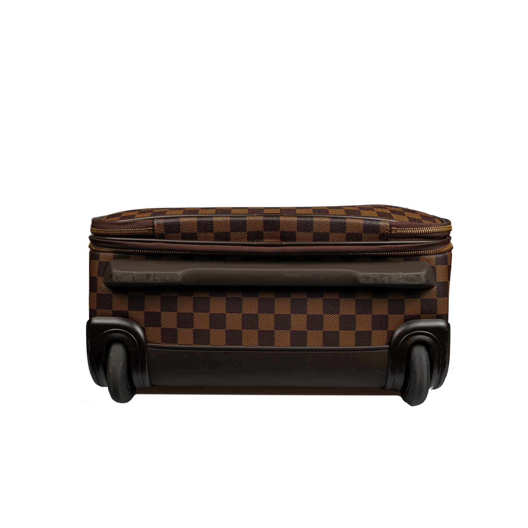 Louis Vuitton Damier Ebenr Pegase 55 Suitcase For Sale 4