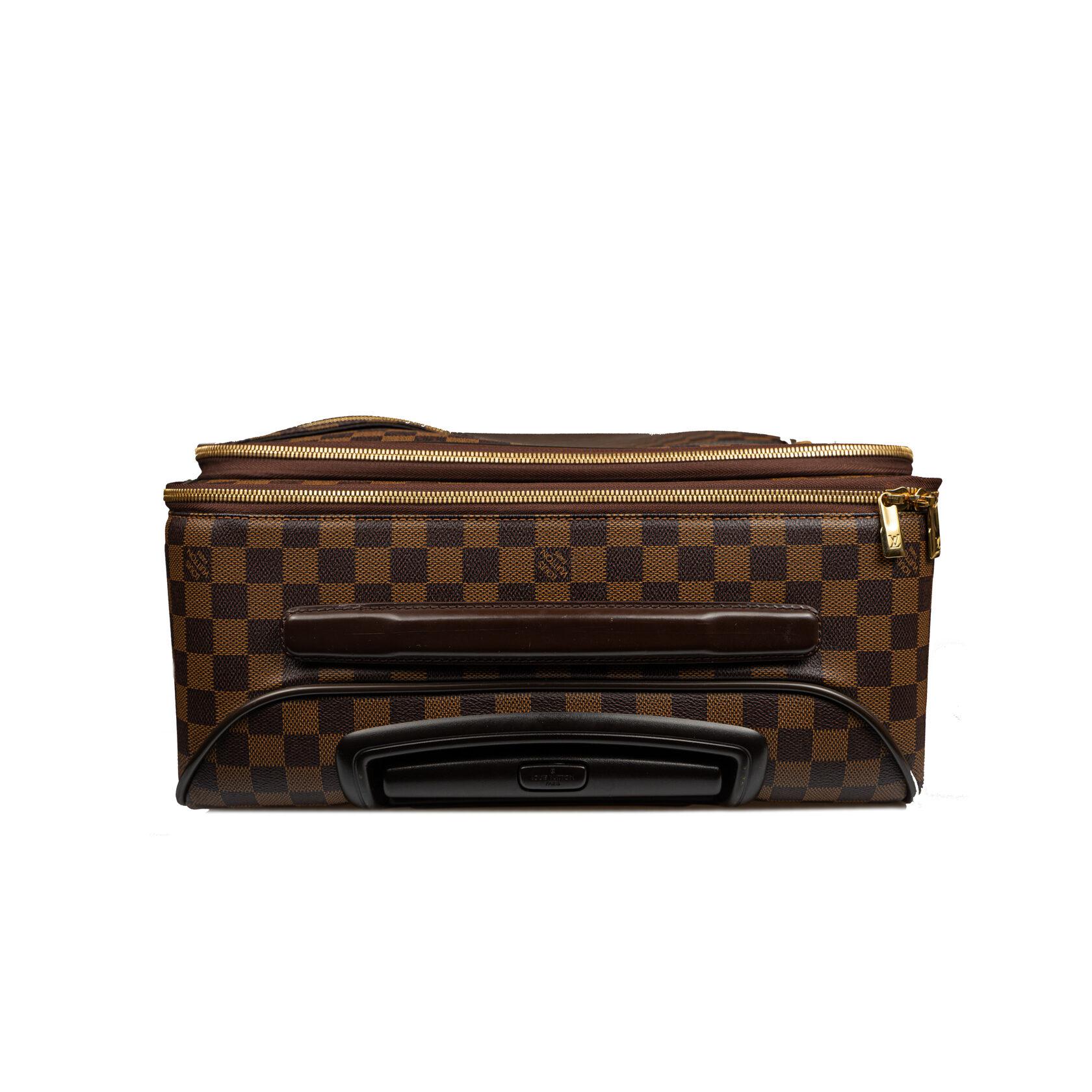 Louis Vuitton Damier Ebenr Pegase 55 Suitcase For Sale 6