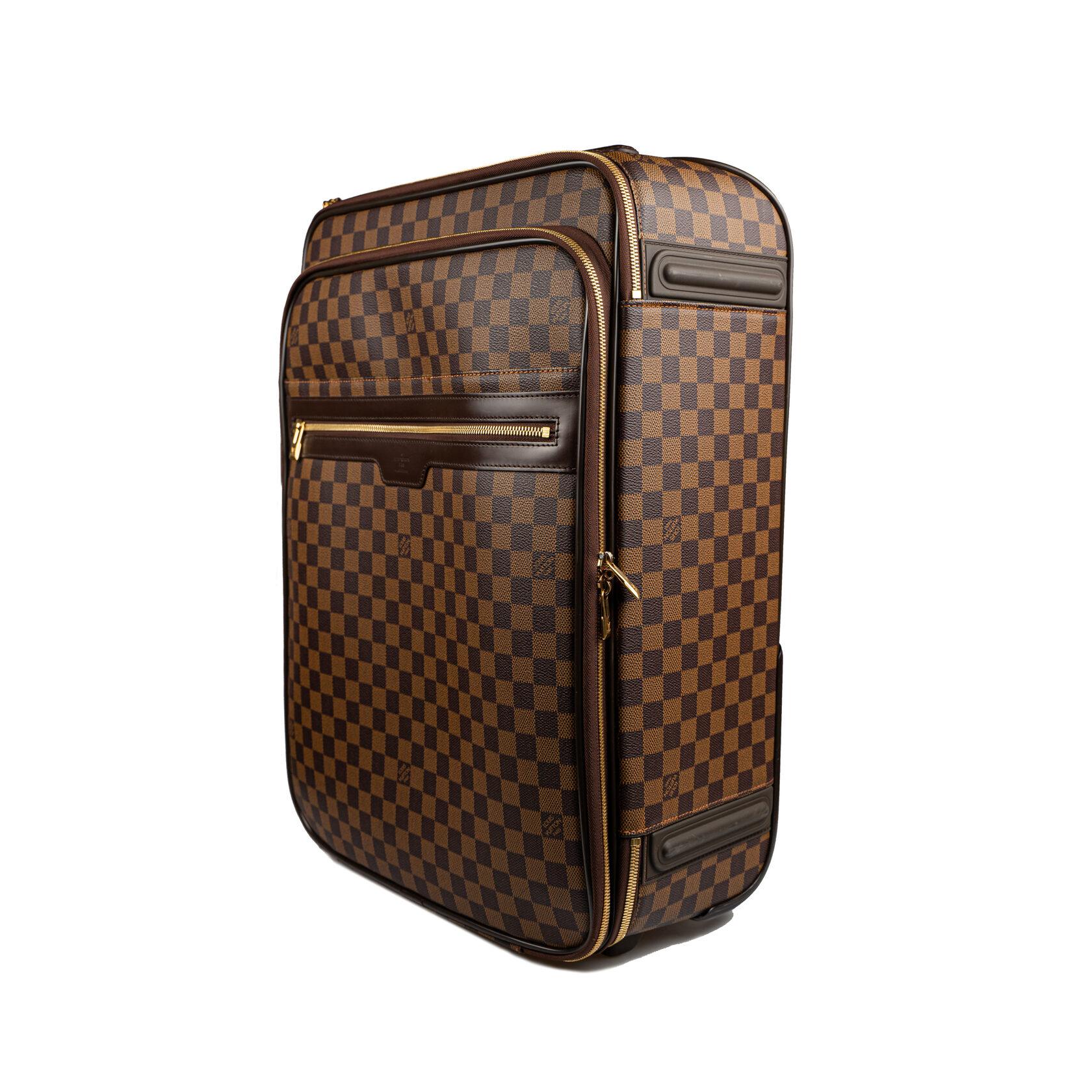 Louis Vuitton Damier Ebenr Pegase 55 Suitcase For Sale 10