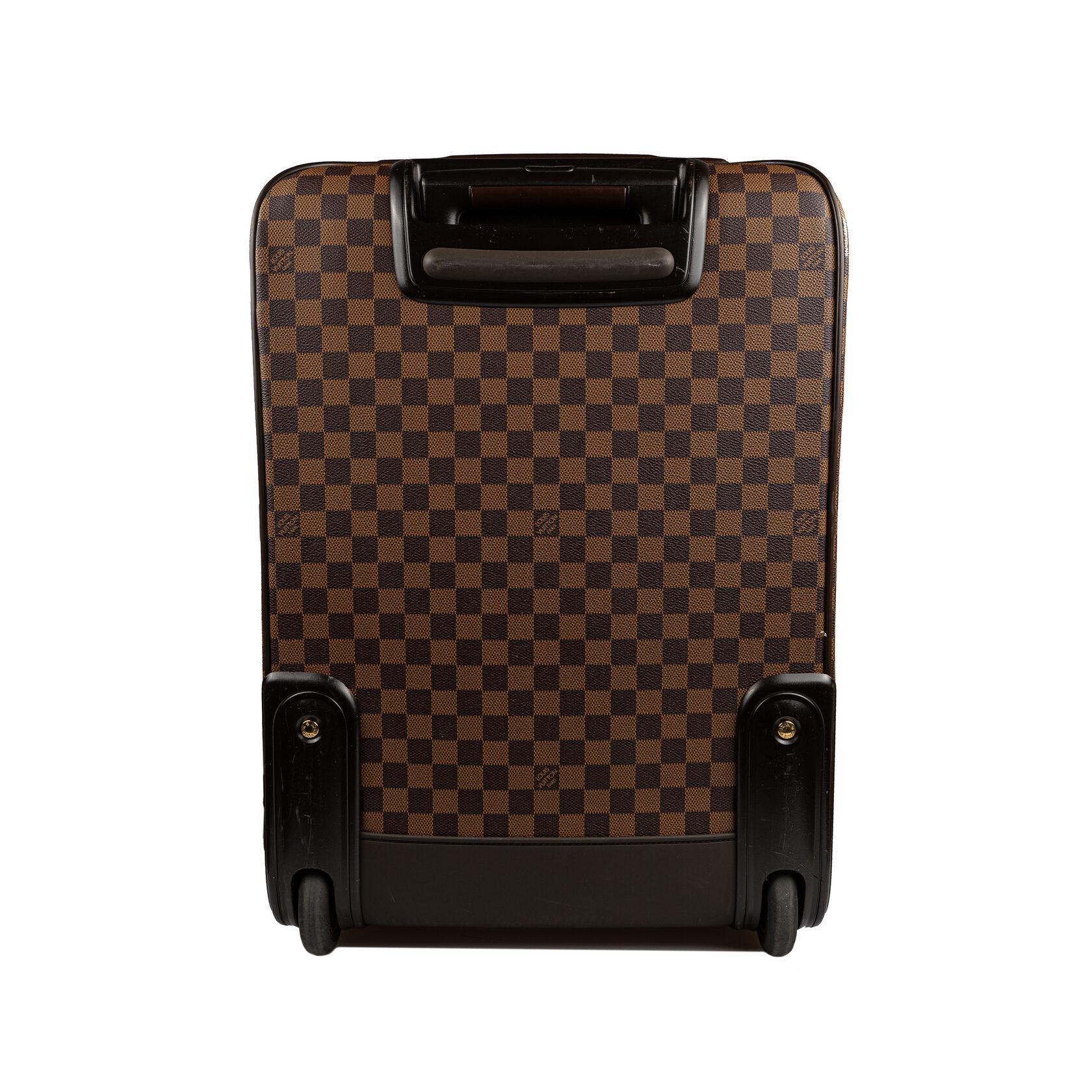 Louis Vuitton Damier Ebenr Pegase 55 Suitcase For Sale 2