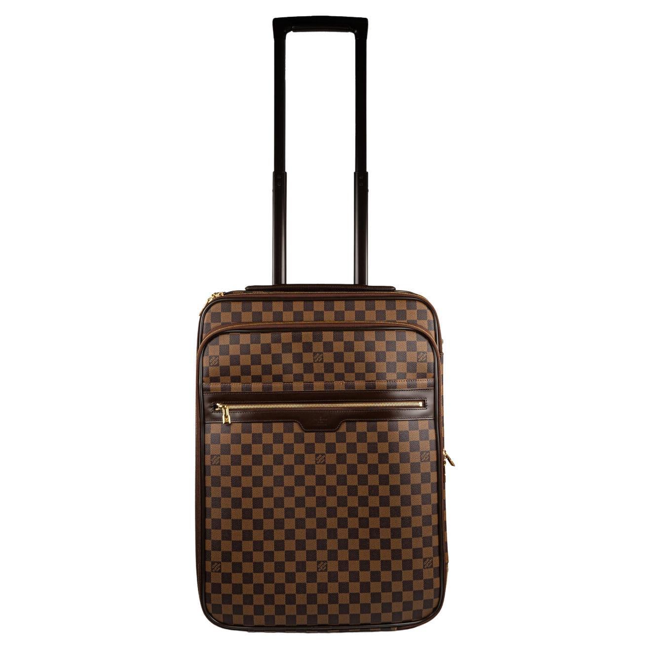 Louis Vuitton Monogram Pegase 70 Brown Leather Cloth ref.90012