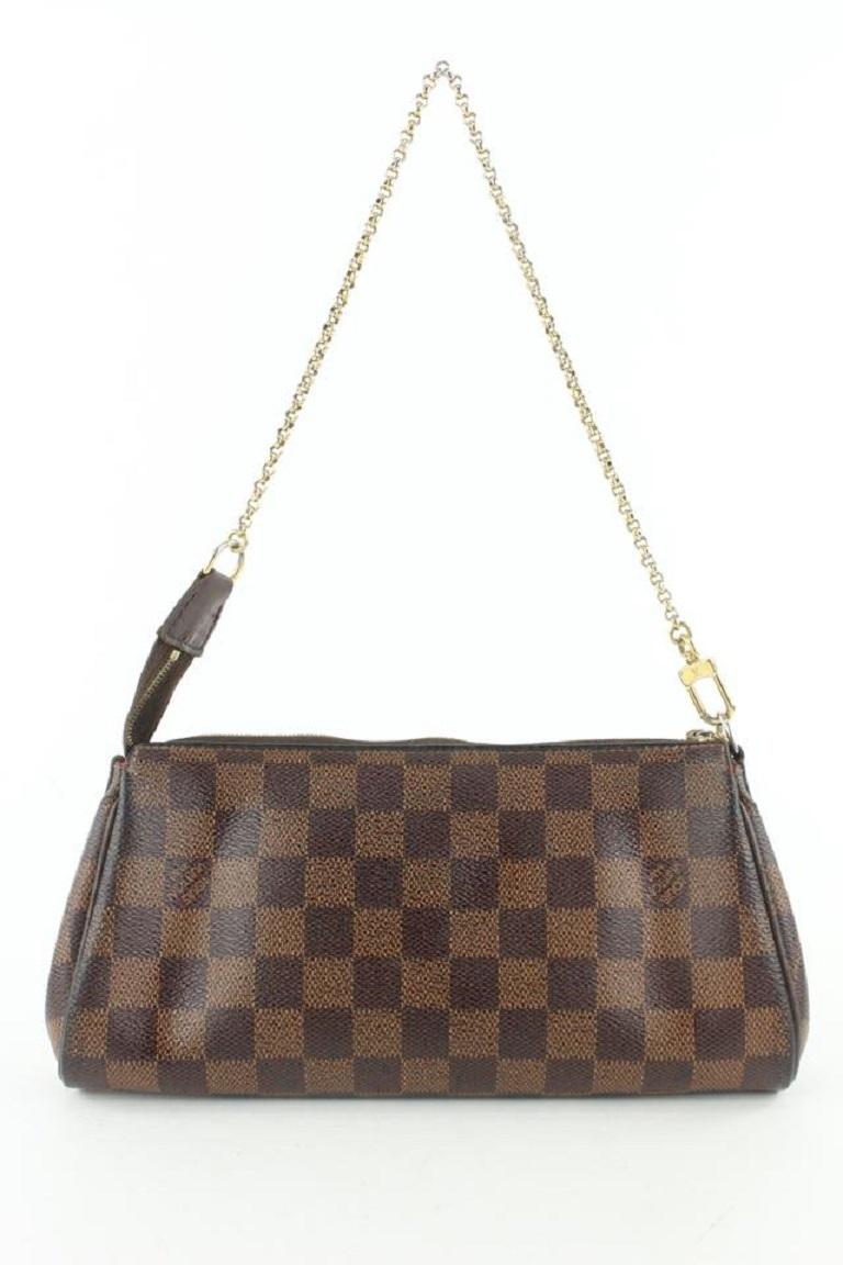 Louis Vuitton Damier Evene Pochette Sophie 2way Crossbody Bag Eva 202lvs54  In Fair Condition For Sale In Dix hills, NY