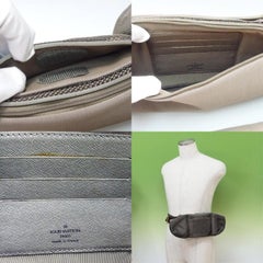 Louis Vuitton Damier Geant Ceinture Jogging Waist 228198 Terre Coated Canvas Cro