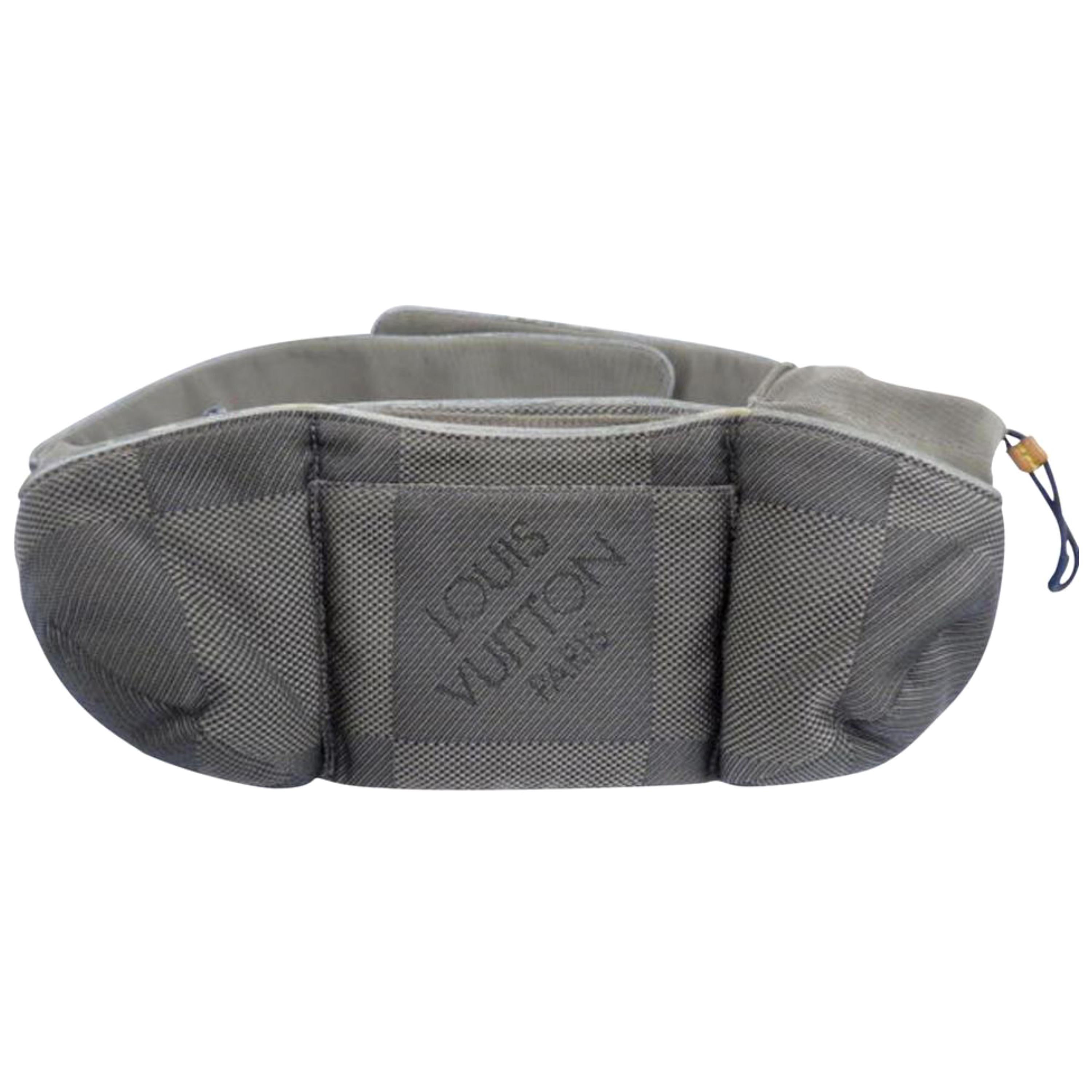 Louis Vuitton Damier Geant Jogging 228197 Terre Coated Canvas Cross Body Bag For Sale