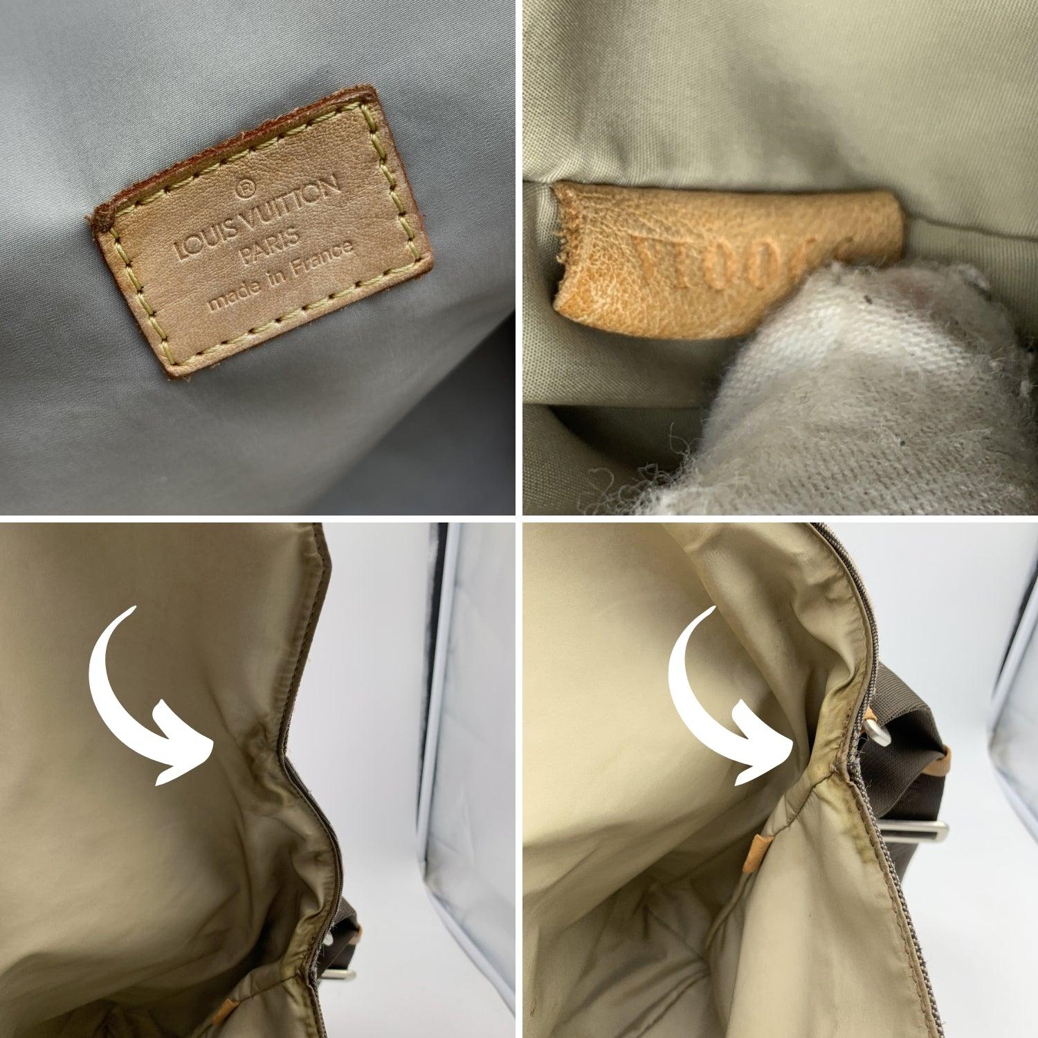 Louis Vuitton Damier Geant Terre Canvas Messenger Crossbody Bag 2