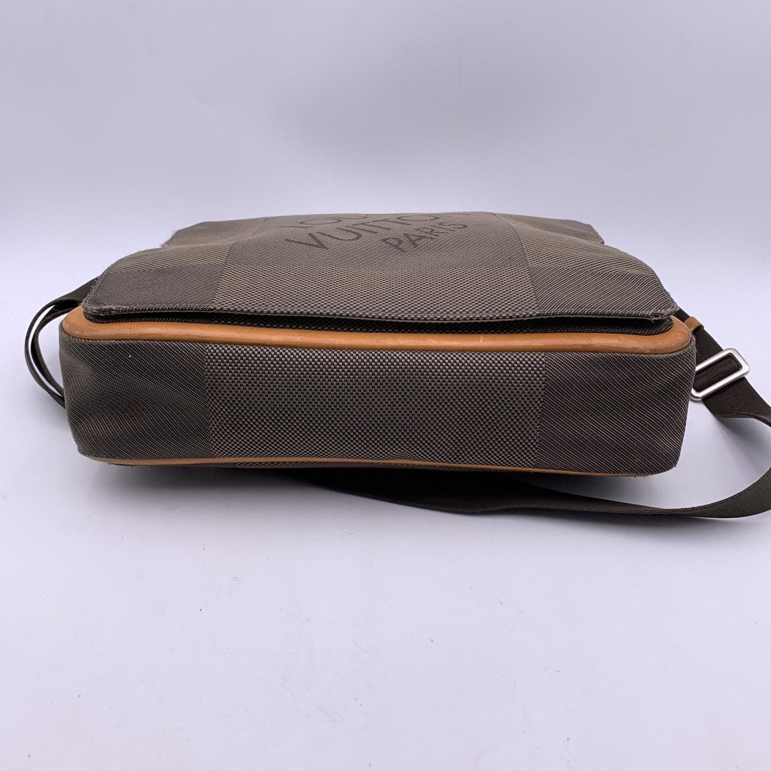 Louis Vuitton Damier Geant Terre Canvas Messenger Crossbody Bag 4