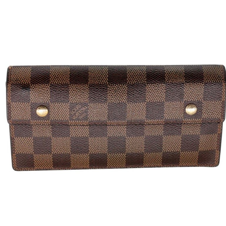 Louis Vuitton Sarah GM Large Canvas Travel Wallet LV-0813N-0005 For Sale at  1stDibs