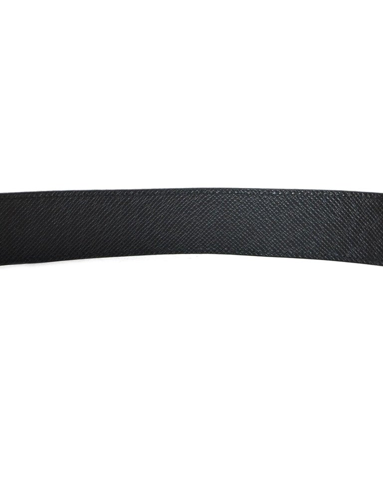 Louis Vuitton Damier Graphite 35mm Inventeur Reversible Belt sz 85cm/34&quot; For Sale at 1stdibs