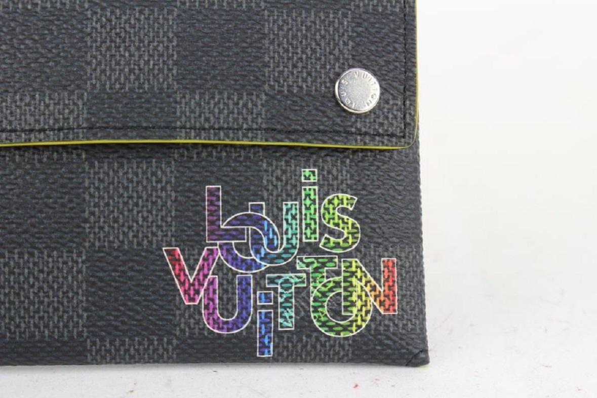 Louis Vuitton Damier Graphite Alpha MM Pouch Coin Wallet 226lv89 5