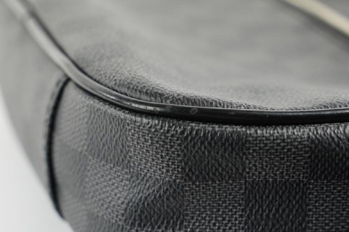 Louis Vuitton Damier Graphite Ambler Belt Bag Fanny Pack Wait Pouch 446lvs32 4