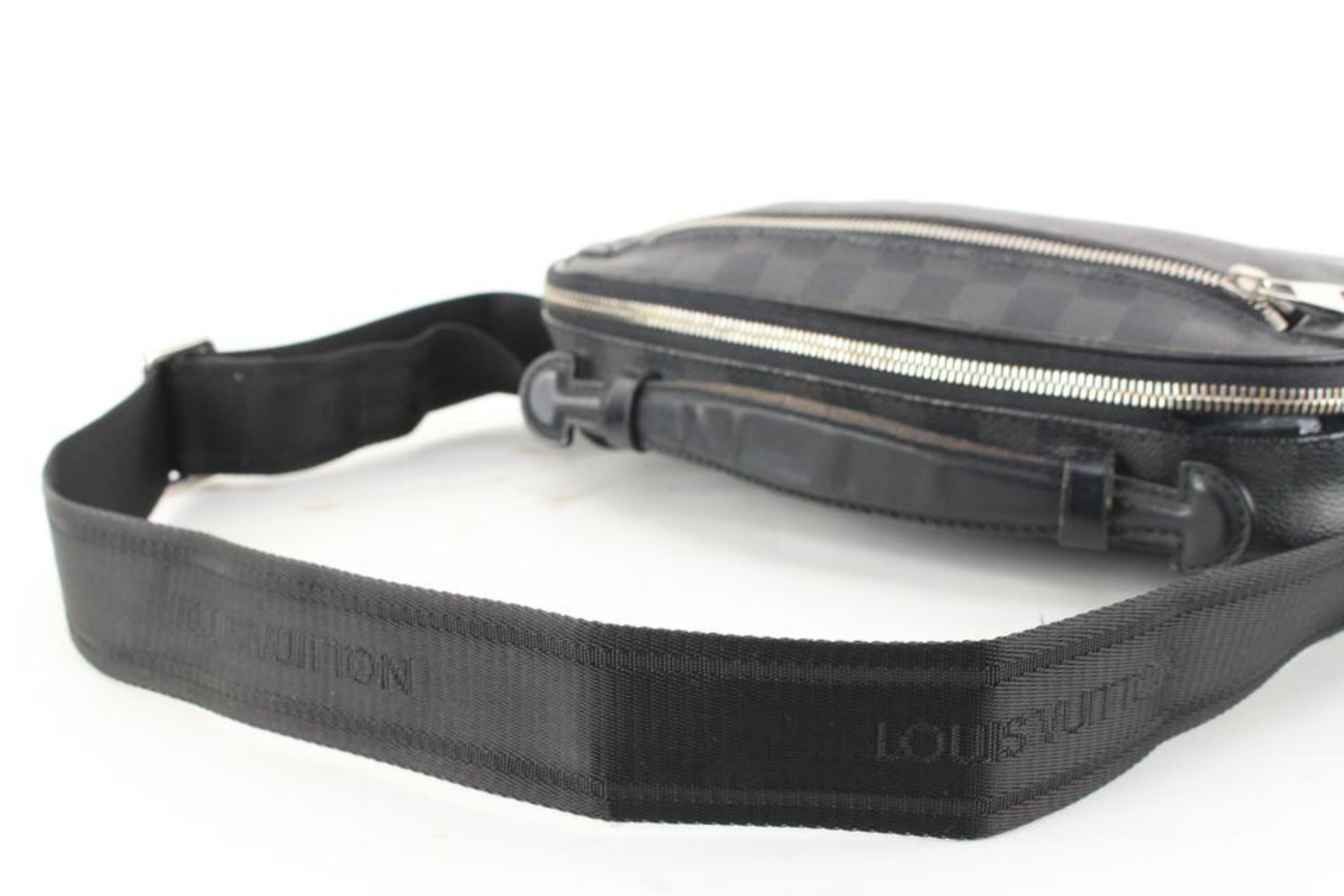 Louis Vuitton Damier Graphite Ambler Bum Bag Waist Pouch 88lz629s 3