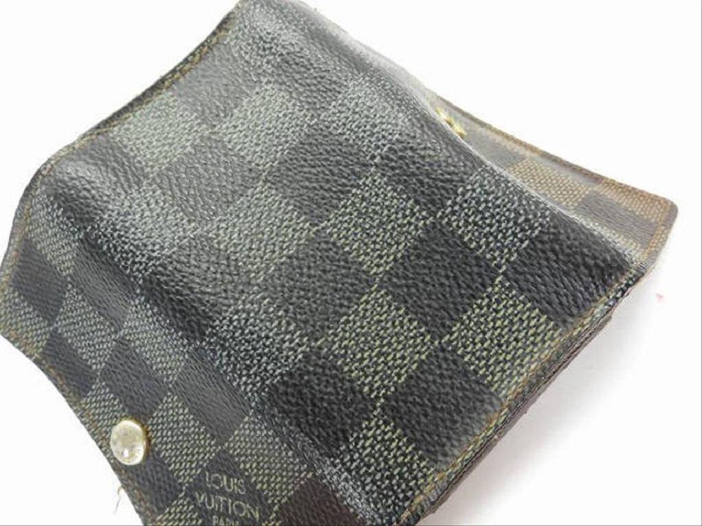 Louis Vuitton Damier Graphit und Ebene Multicles Schlüsselanhänger mit Schlüsselanhänger 217852 im Zustand „Gut“ im Angebot in Dix hills, NY