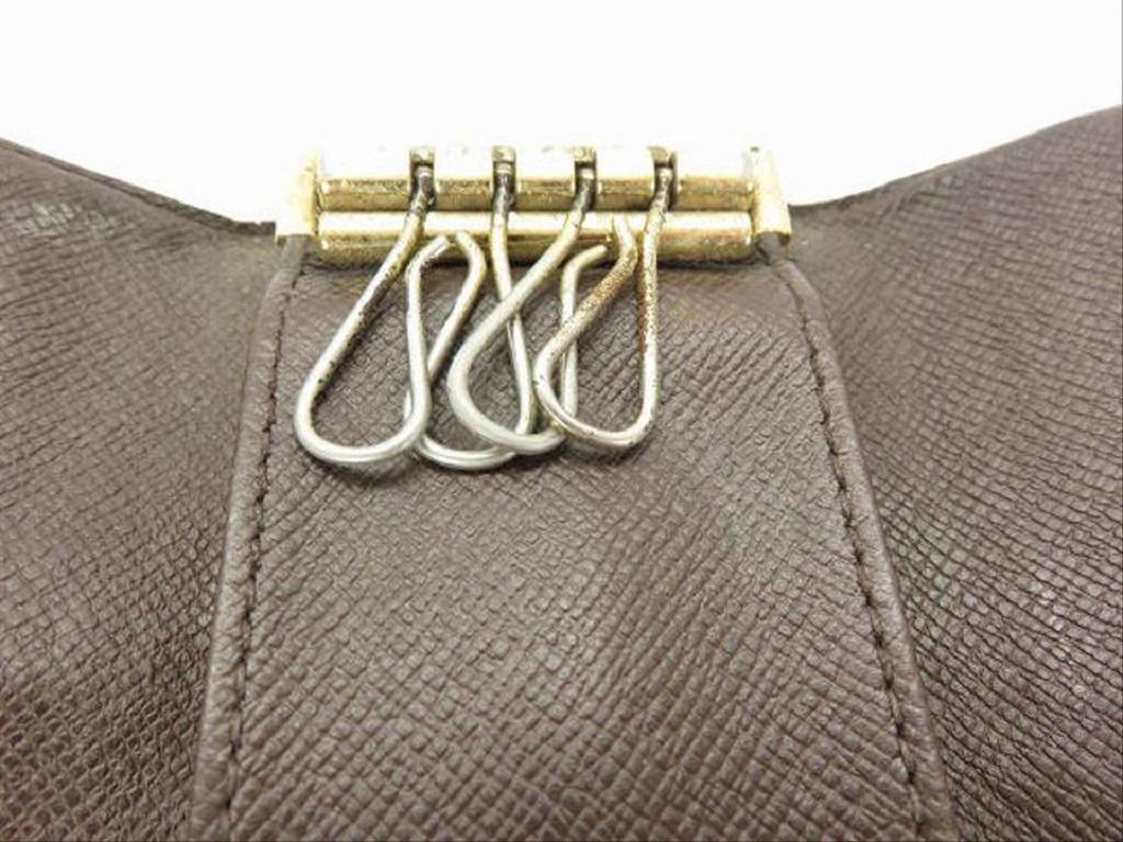 Louis Vuitton Damier Graphit und Ebene Multicles Schlüsselanhänger mit Schlüsselanhänger 217852 im Angebot 3