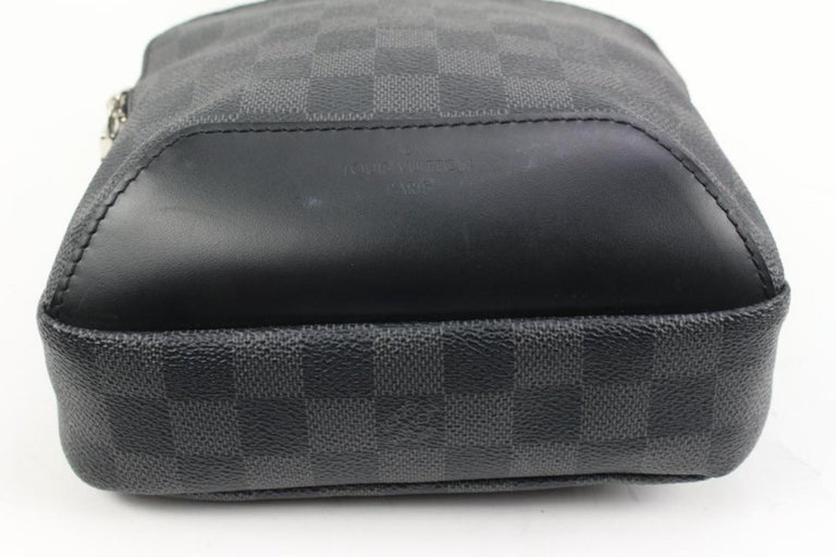 Louis Vuitton Avenue Sling Bag Damier Graphite in Coated Canvas/Fabric with  Silver-tone - US