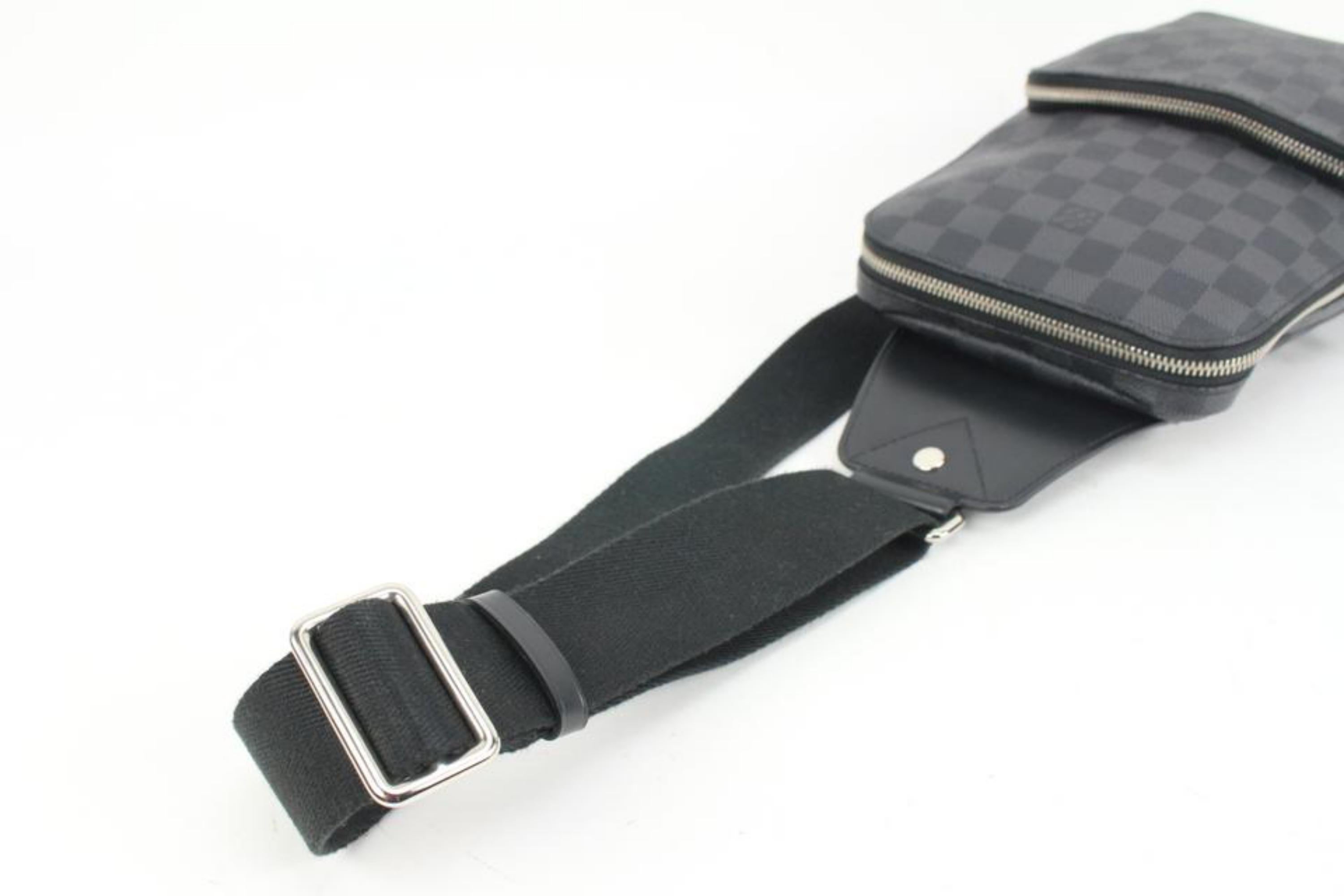 Black Louis Vuitton Damier Graphite Avenue Sling Bag 48lk43