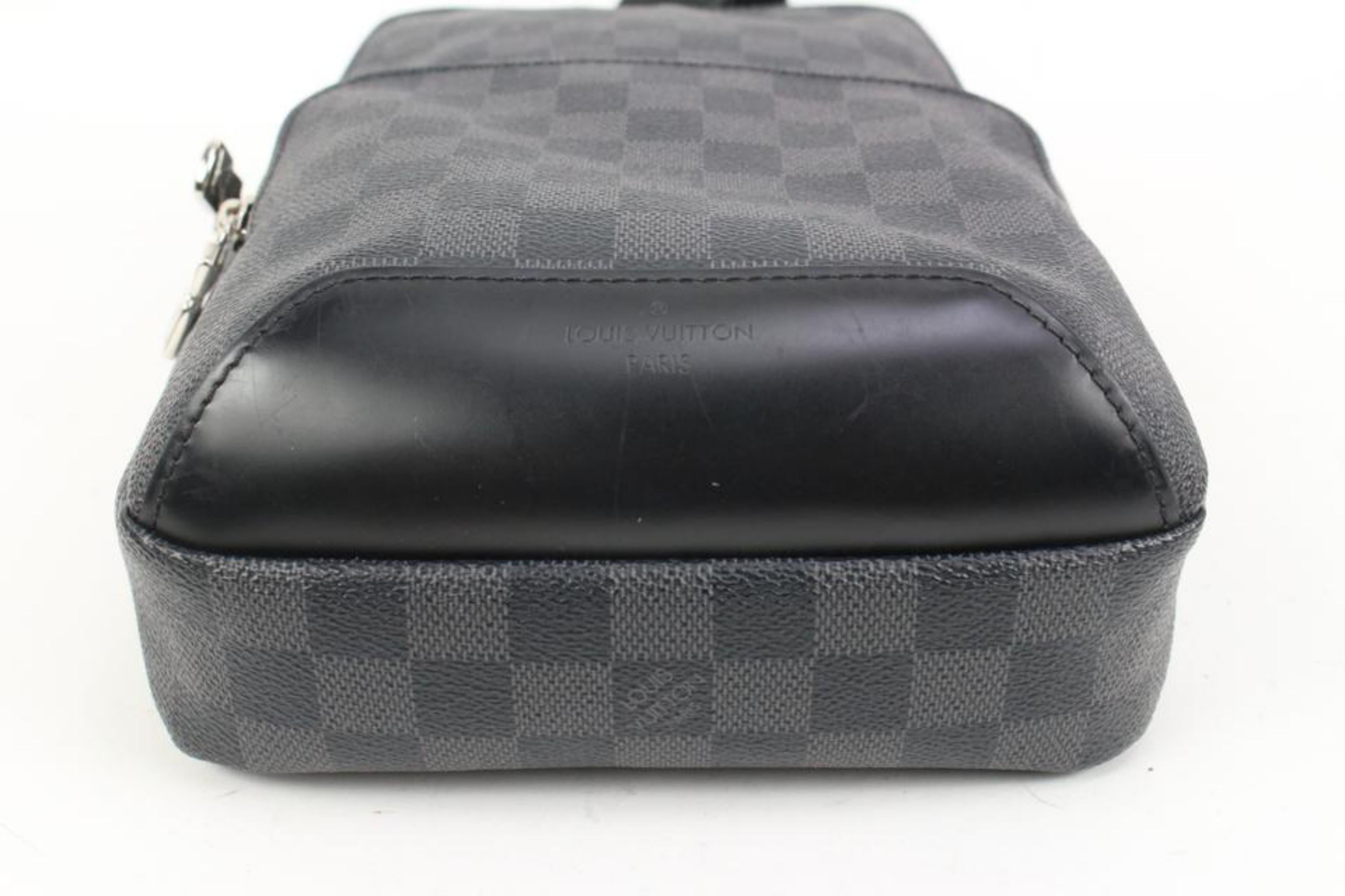Louis Vuitton Damier Graphite Avenue Sling Bag Chest Body Bum 48lz56 2