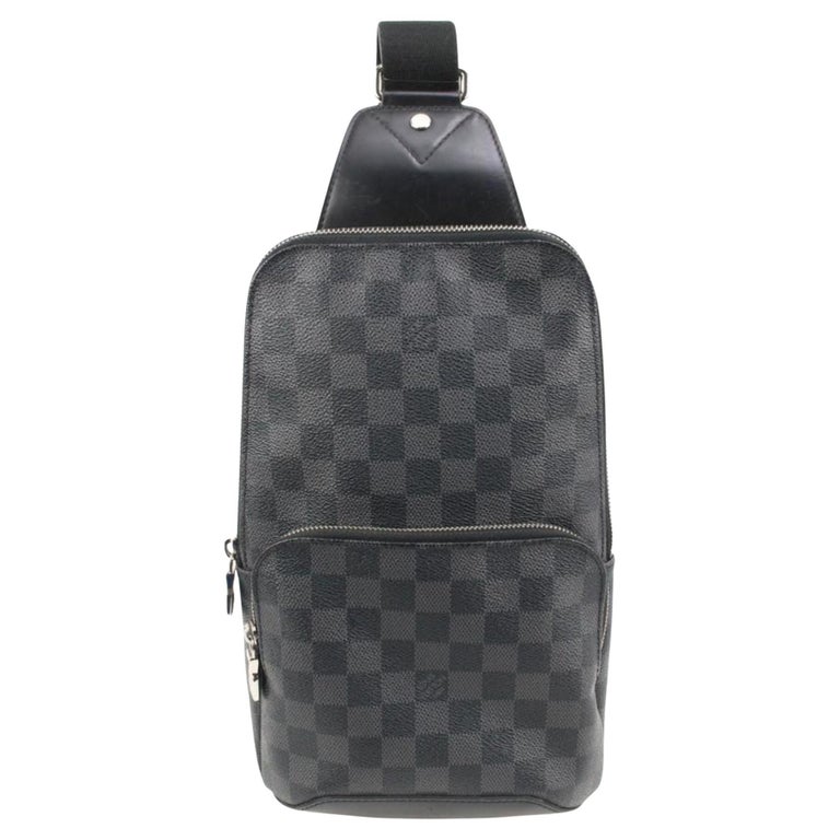 Louis Vuitton Damier Graphite Avenue Sling Bag Chest Body Bum