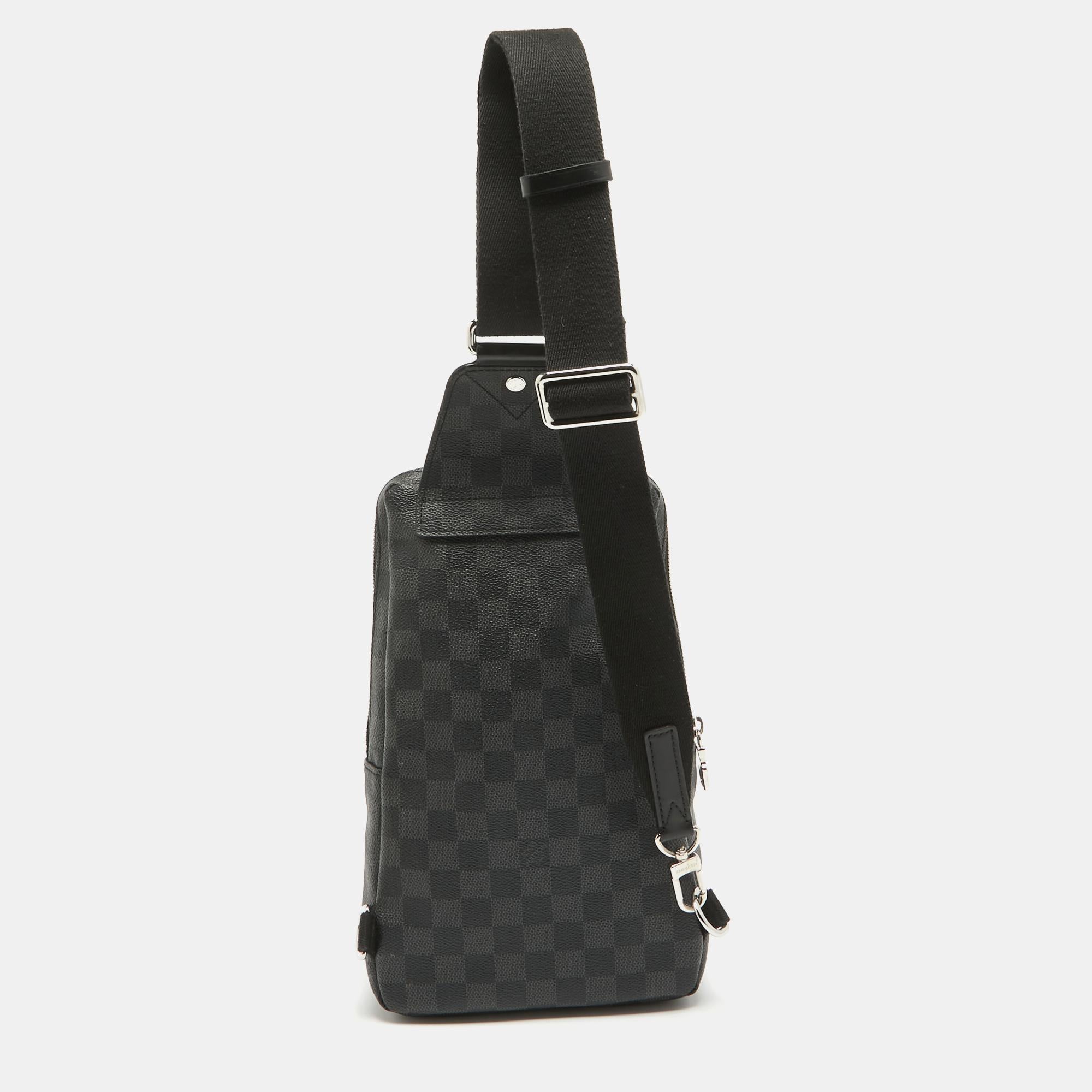 Men's Louis Vuitton Damier Graphite Avenue Sling Bag
