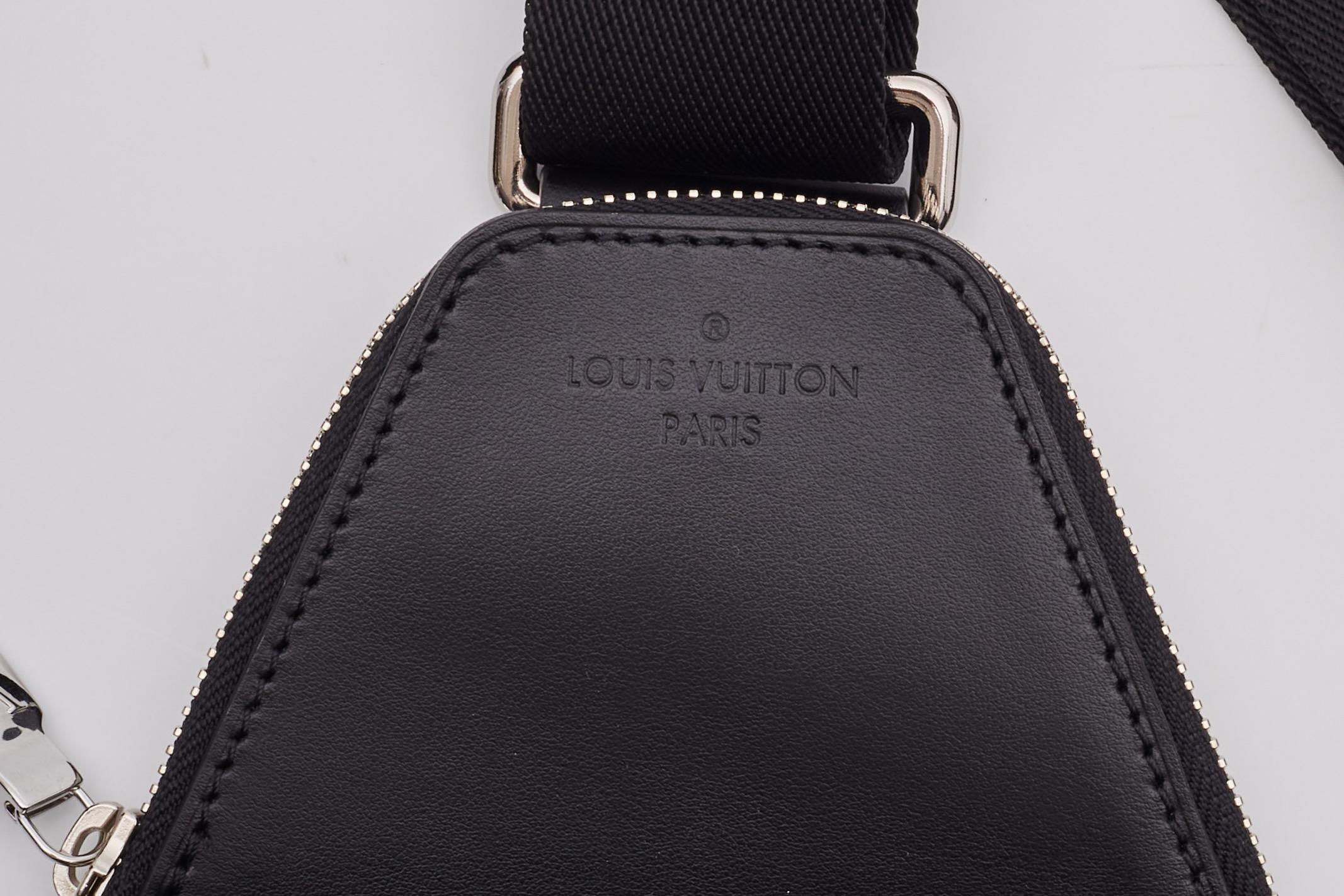 Louis Vuitton Damier Graphite Avenue Sling Messenger Bag Nm im Angebot 7