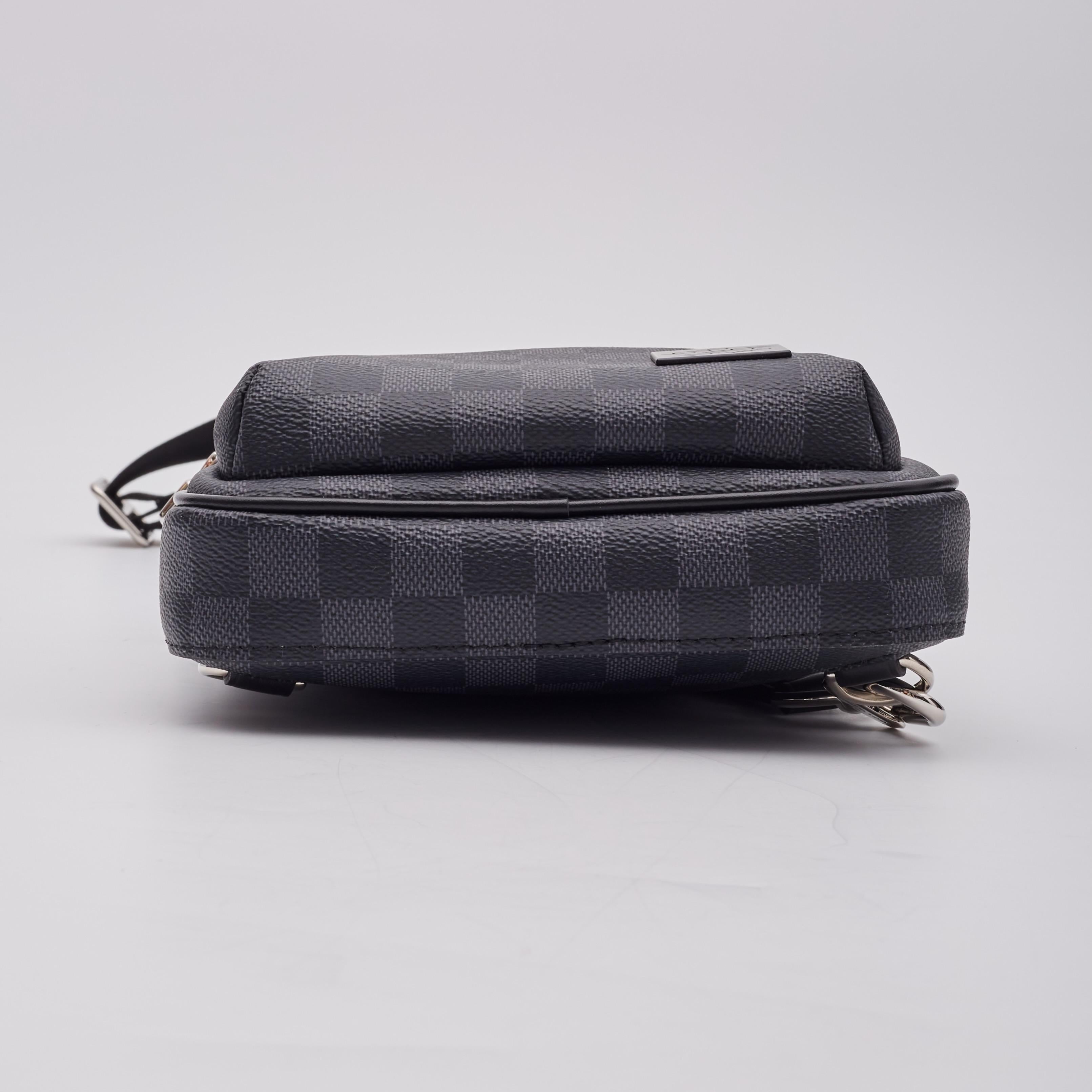 Louis Vuitton Damier Graphite Avenue Sling Messenger Bag Nm For Sale 2