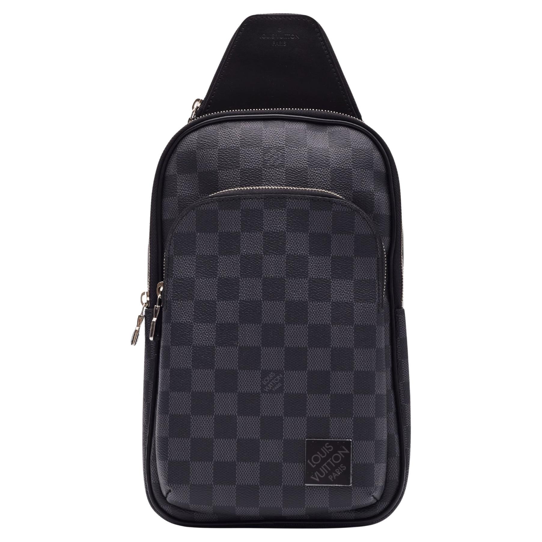 Louis Vuitton Damier Graphite Avenue Sling Messenger Bag Nm For Sale