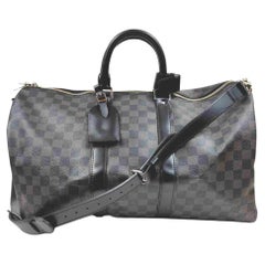 Louis Vuitton Damier Graphite Bandouliere Keepall 45 with Strap 860999W