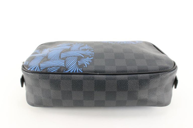 Louis Vuitton Monogram Eclipse Toilet Pouch GM in Black, Women's