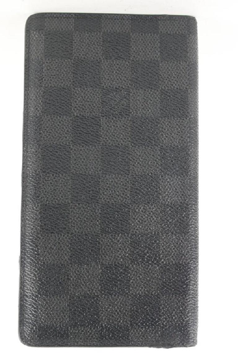 Louis Vuitton Damier Graphite Brazza Wallet Long Flap 319lvs517 For Sale 2