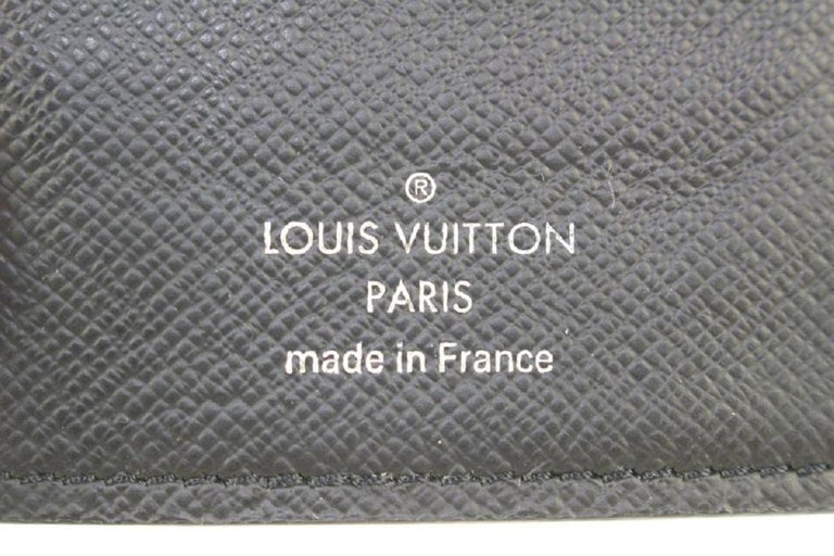 Louis Vuitton Damier Graphite Brazza Wallet Long Flap Black Grey 312lvs517  For Sale at 1stDibs