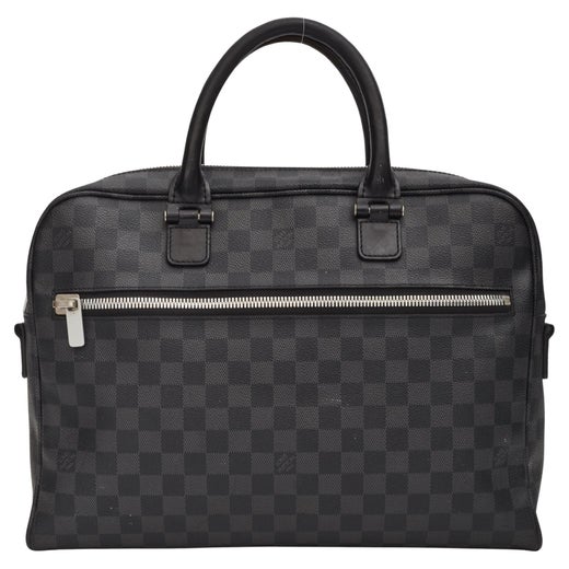 Louis Vuitton Monogram Macassar Porte Documents Voyage Soft Briefcase Bag  (2011) For Sale at 1stDibs