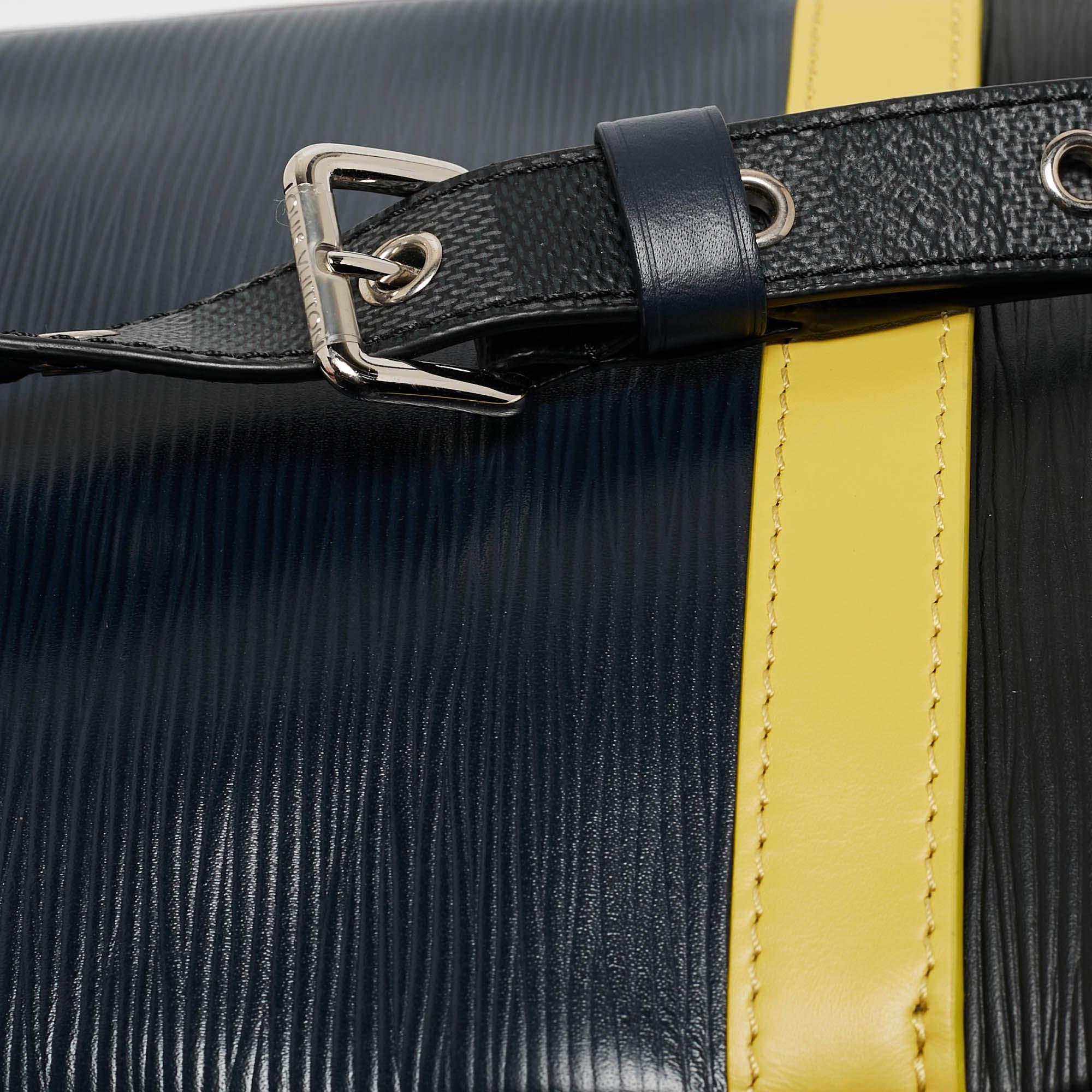 Louis Vuitton Damier Graphite Canvas and Epi Leather Danube Bag 5