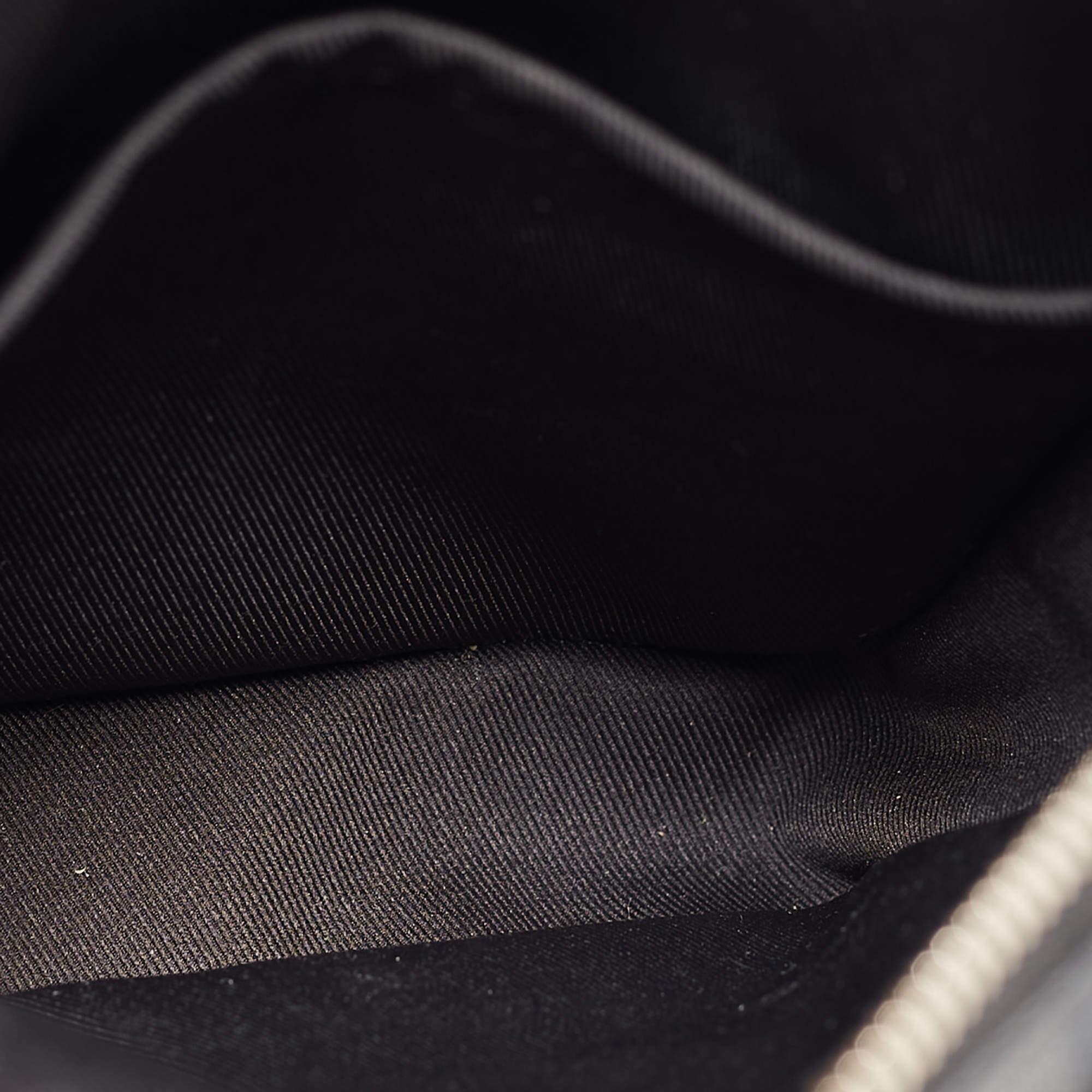 Black Louis Vuitton Damier Graphite Canvas and Epi Leather Danube Bag