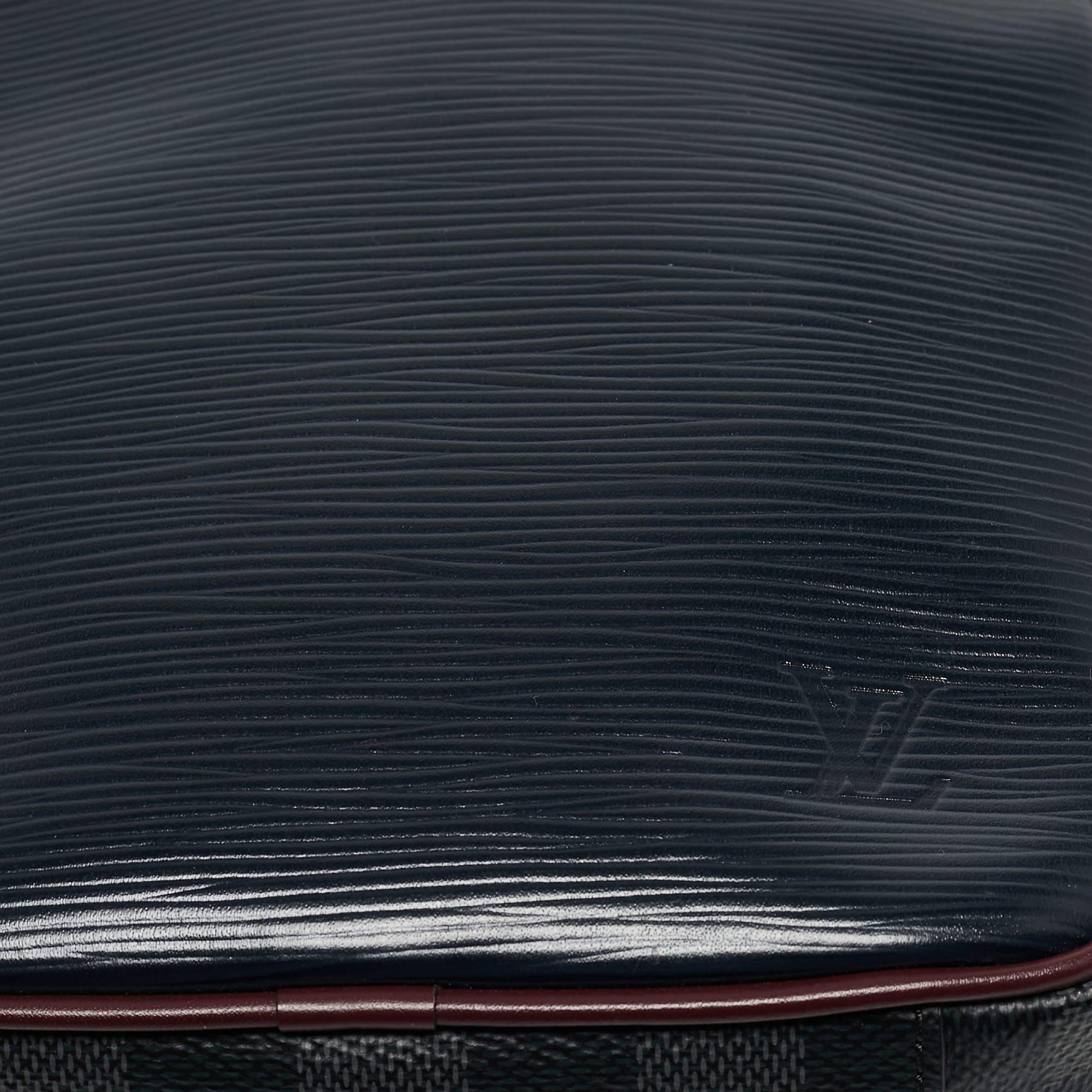 Louis Vuitton Damier Graphite Canvas and Epi Leather Danube Bag 4