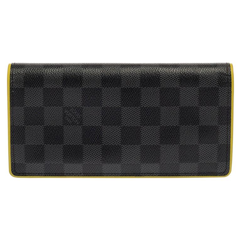 Louis Vuitton Brazza Wallet Epi Leather with Damier Graphite at 1stDibs