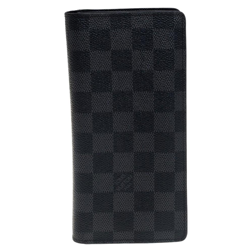 Louis Vuitton Damier Graphite Canvas Brazza Wallet