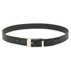 Louis Vuitton Damier Graphite Canvas Buckle Belt 90CM at 1stDibs