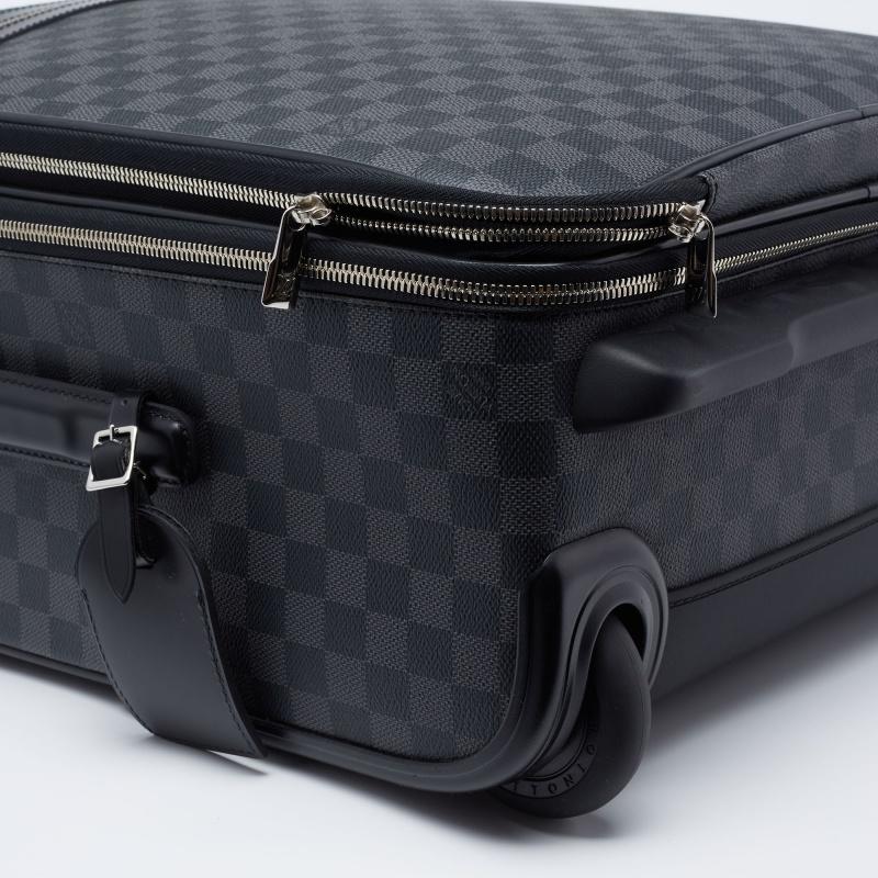 Louis Vuitton Damier Graphite Canvas Business Pegase Legere 55 Luggage Bag 8