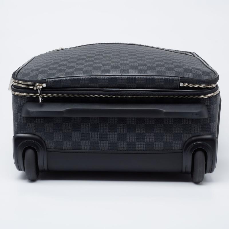 Women's Louis Vuitton Damier Graphite Canvas Business Pegase Legere 55 Luggage Bag