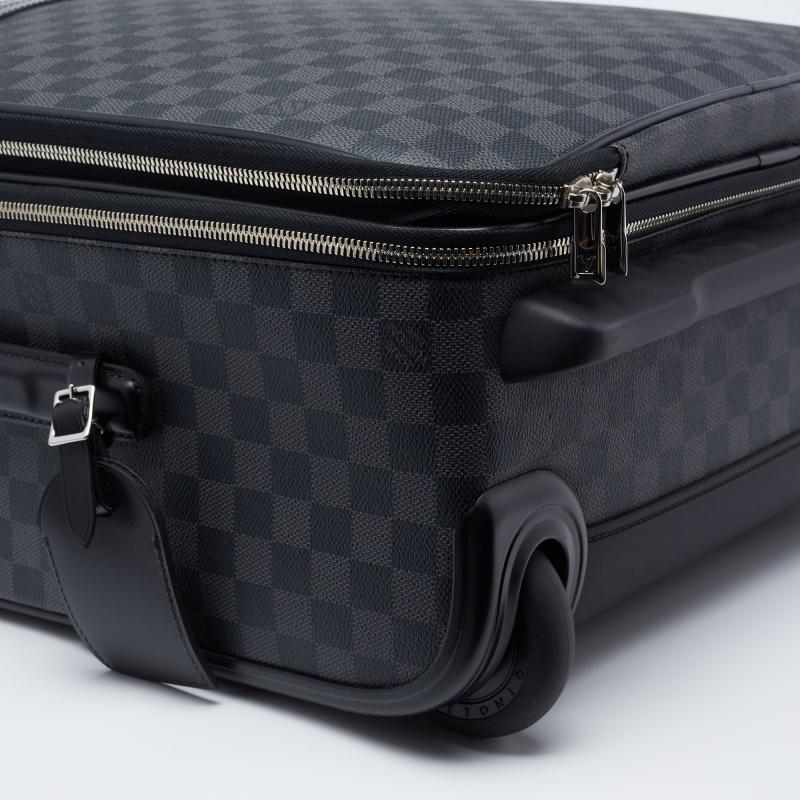 Louis Vuitton Damier Graphite Canvas Business Pegase Legere 55 Luggage Bag 3