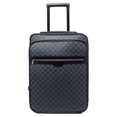 Louis Vuitton - Sac à bagages business Pegase Legere 55 en toile damier graphite