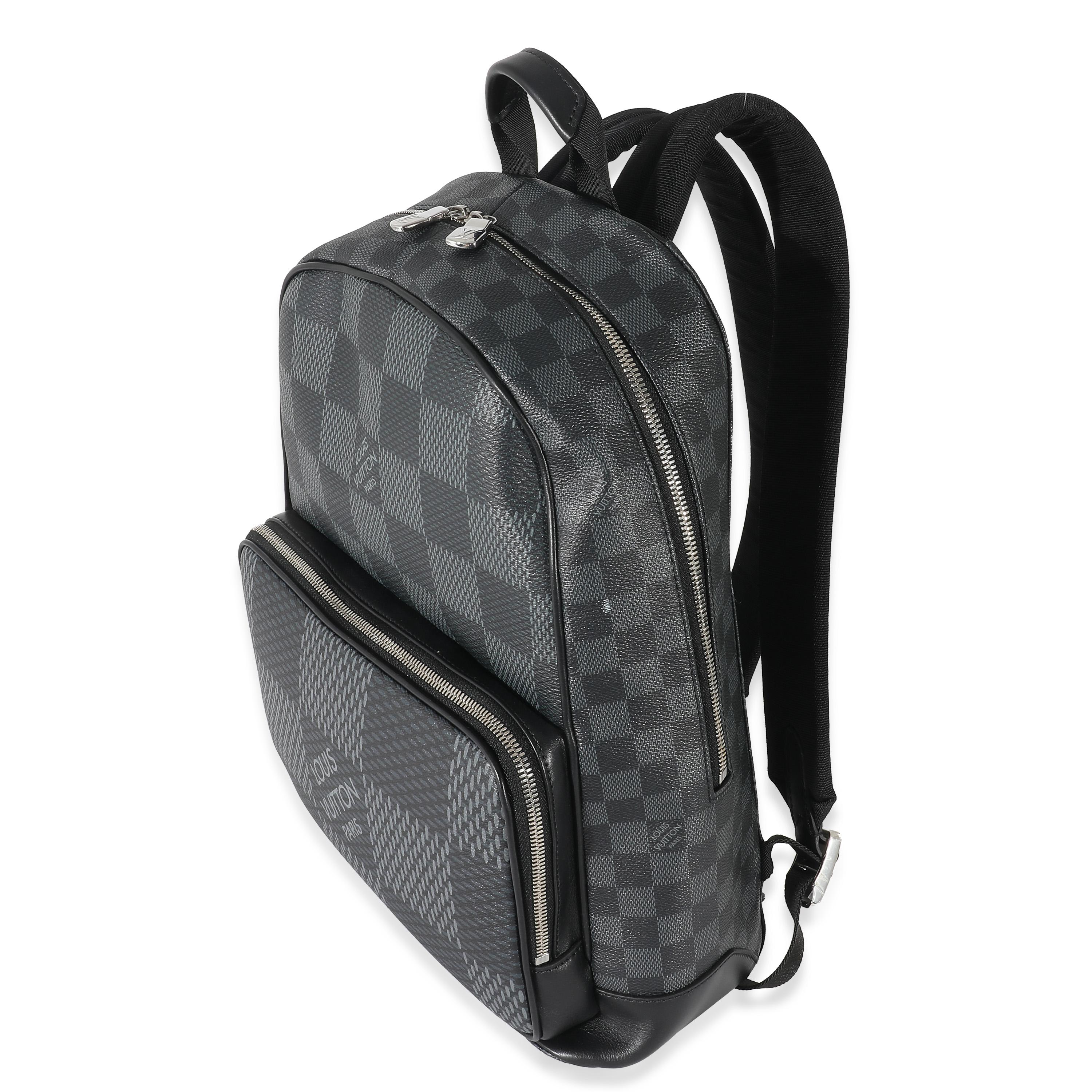 Black Louis Vuitton Damier Graphite Canvas Campus Backpack For Sale