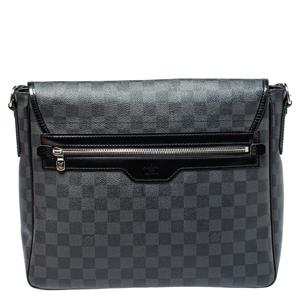 This bag from Louis Vuitton will surely assist you on all days. Crafted from Damier Graphite canvas and lined with canvas, this is a splendid pick. This luxe accessory, with a flap and shoulder strap, will make a significant addition to your